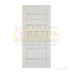 Дверь Carda Т-5 Беленая лиственница стекло матовое 2,0х0,7м